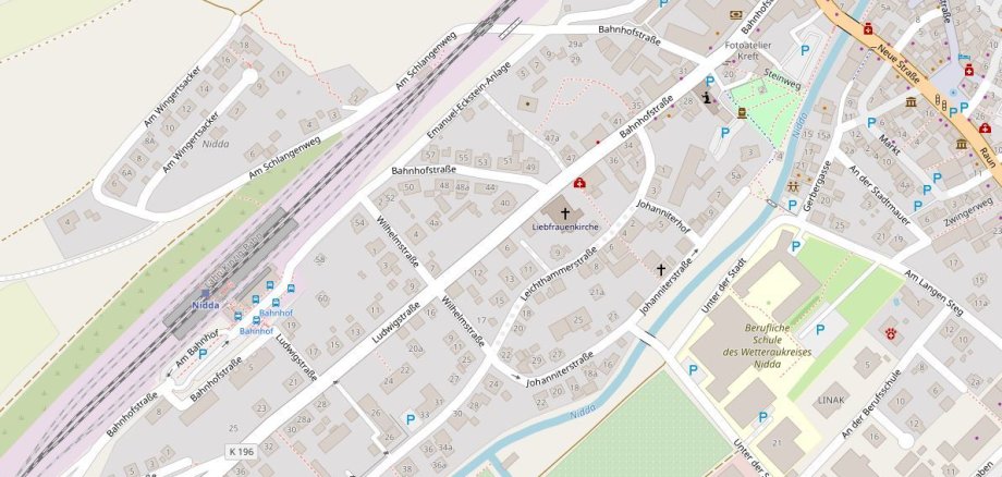 Plan-Karte Openstreetmap Bahnhofstrasse