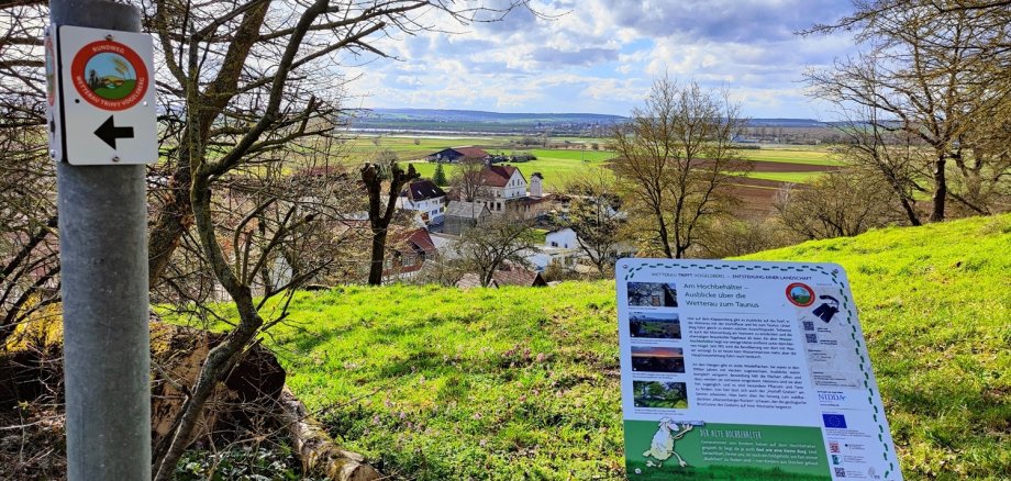 Blick vom Klappersberg über die Horloffaue