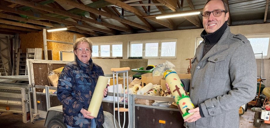 Foto Bürgermeister und Stadtverordnetenvorsteherin